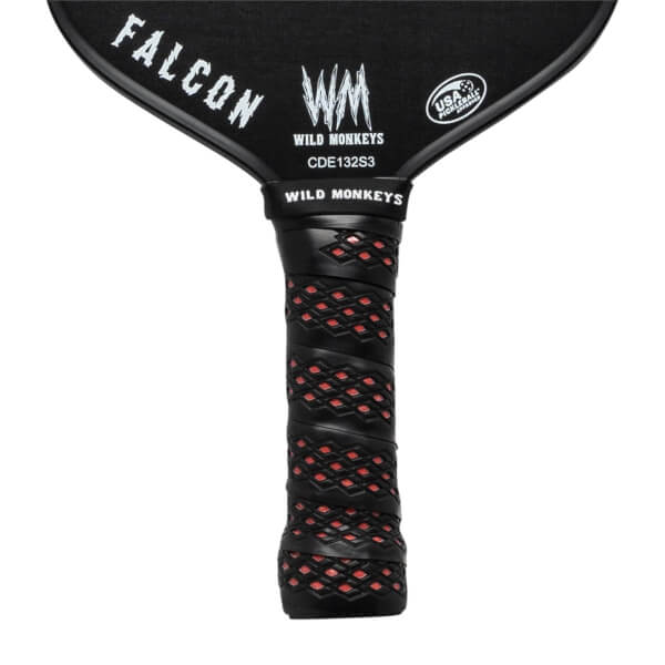 Wild Monkeys Falcon-E Raw Lightweight Carbon Fiber Pickleball Paddle: Image #432087