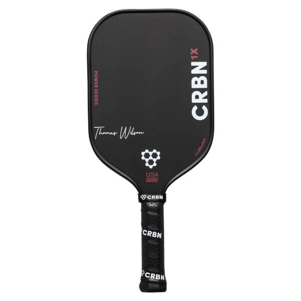 CRBN¹ X 12MM Thomas Wilson Signature Power Carbon Fiber Pickleball Paddle: Image #444888