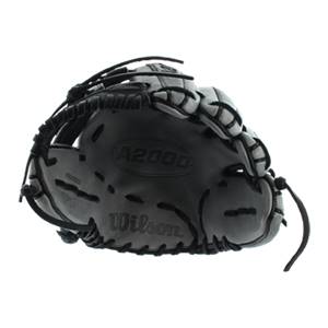 Wilson A2000 Limited Edition Baseball Glove: A2000BBDP15GM Grey/Black: Image #301353