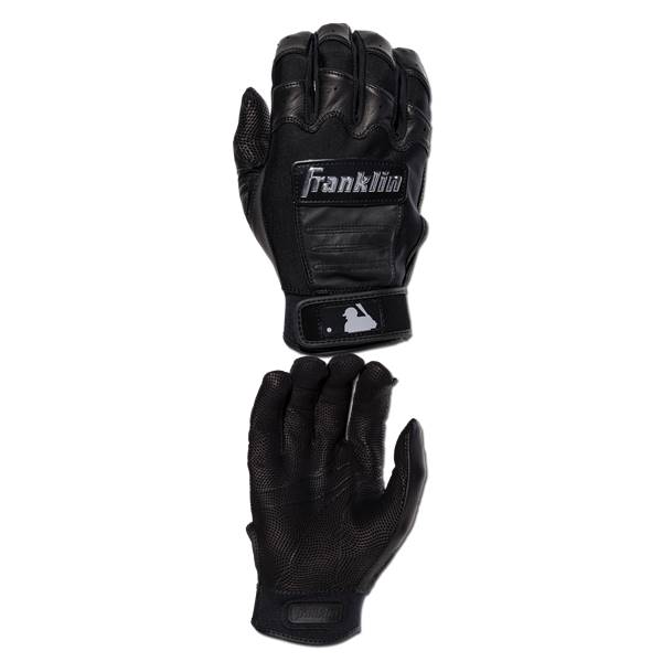 Franklin CFX Pro Full Color Chrome Batting Gloves: Black: Image #363776