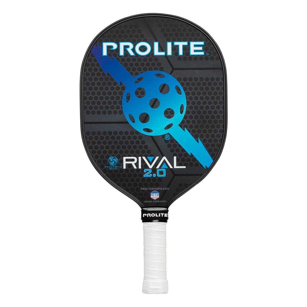 PROLITE Rival PowerSpin 2.0 BLEMISHED Middleweight Composite Pickleball Paddle: Image #409071