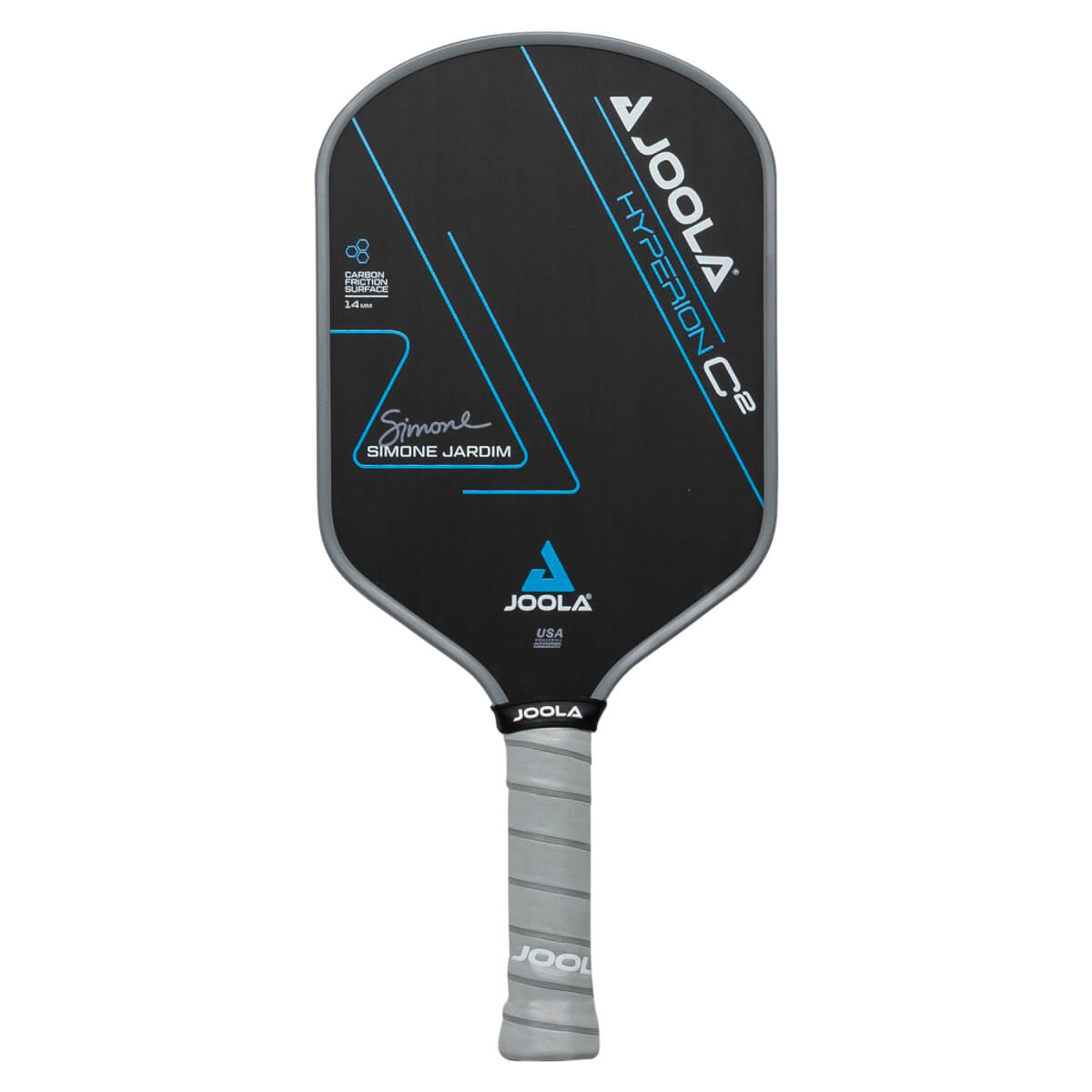 JOOLA Simone Jardim Hyperion C2 CFS 14mm Carbon Fiber Pickleball Paddle: Image #439376