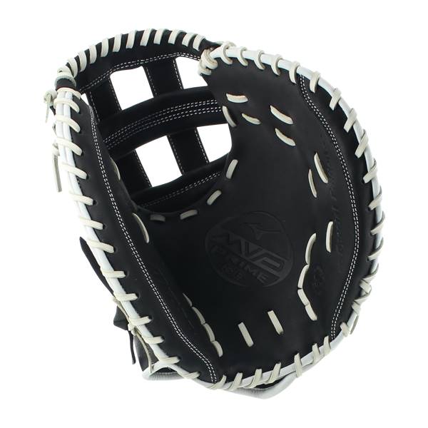 Mizuno MVP Prime SE 34" Fastpitch Softball Catcher's Mitt: GXS50PSE6 Black / Silver: Image #315491
