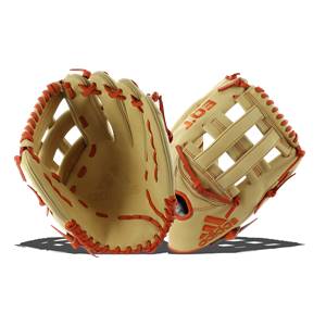 Adidas EQT 12.75" Baseball Glove: EQT1275H Tan / Orange: Image #313441