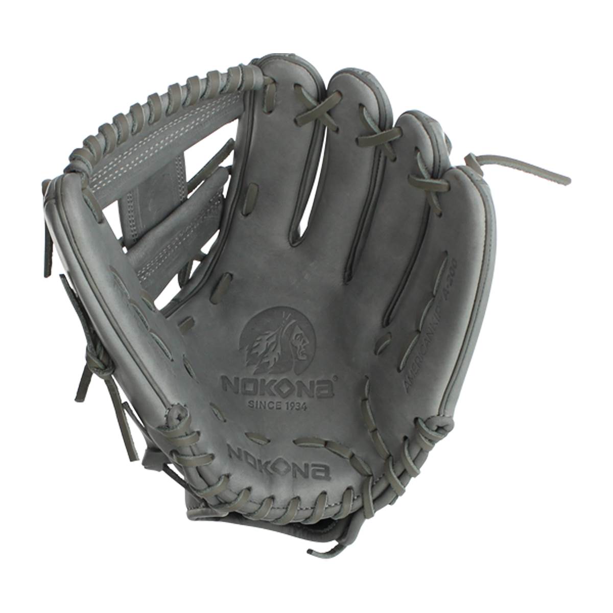 Nokona American Kip Select 11.25" Youth Baseball Glove: A-200IGR: Image #383102