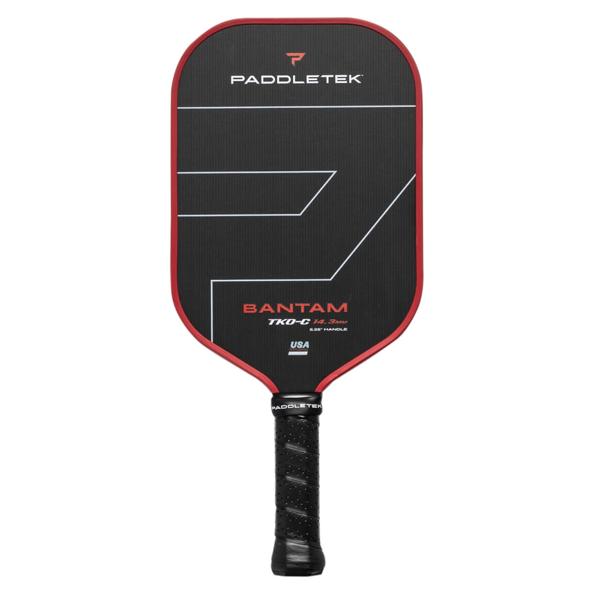 Paddletek Bantam TKO-C 14.3mm Carbon Fiber Pickleball Paddle: Image #442909