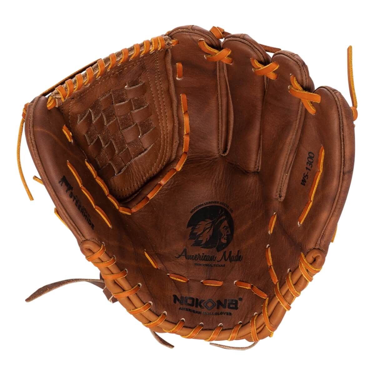 Nokona Walnut 13" Slow Pitch Softball Glove: WS-1300: Image #431442