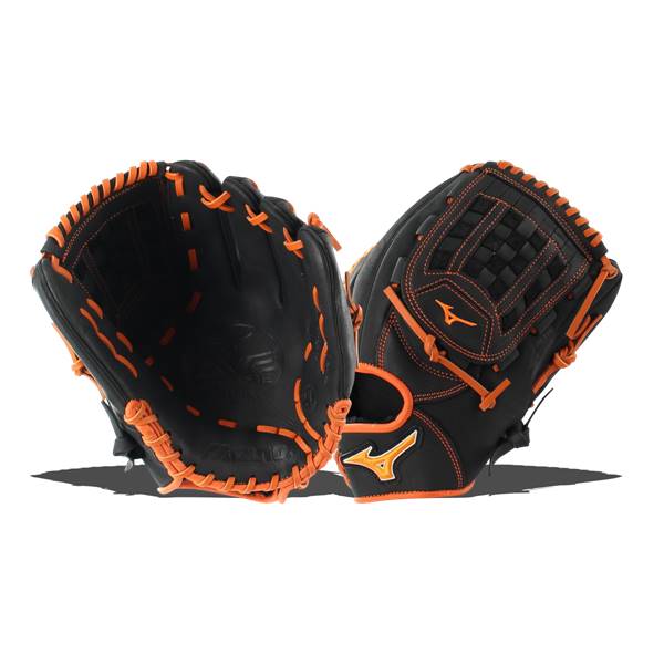 Mizuno MVP Prime SE 12" Baseball Glove: GMVP1200PSE6 Black / Orange: Image #314881