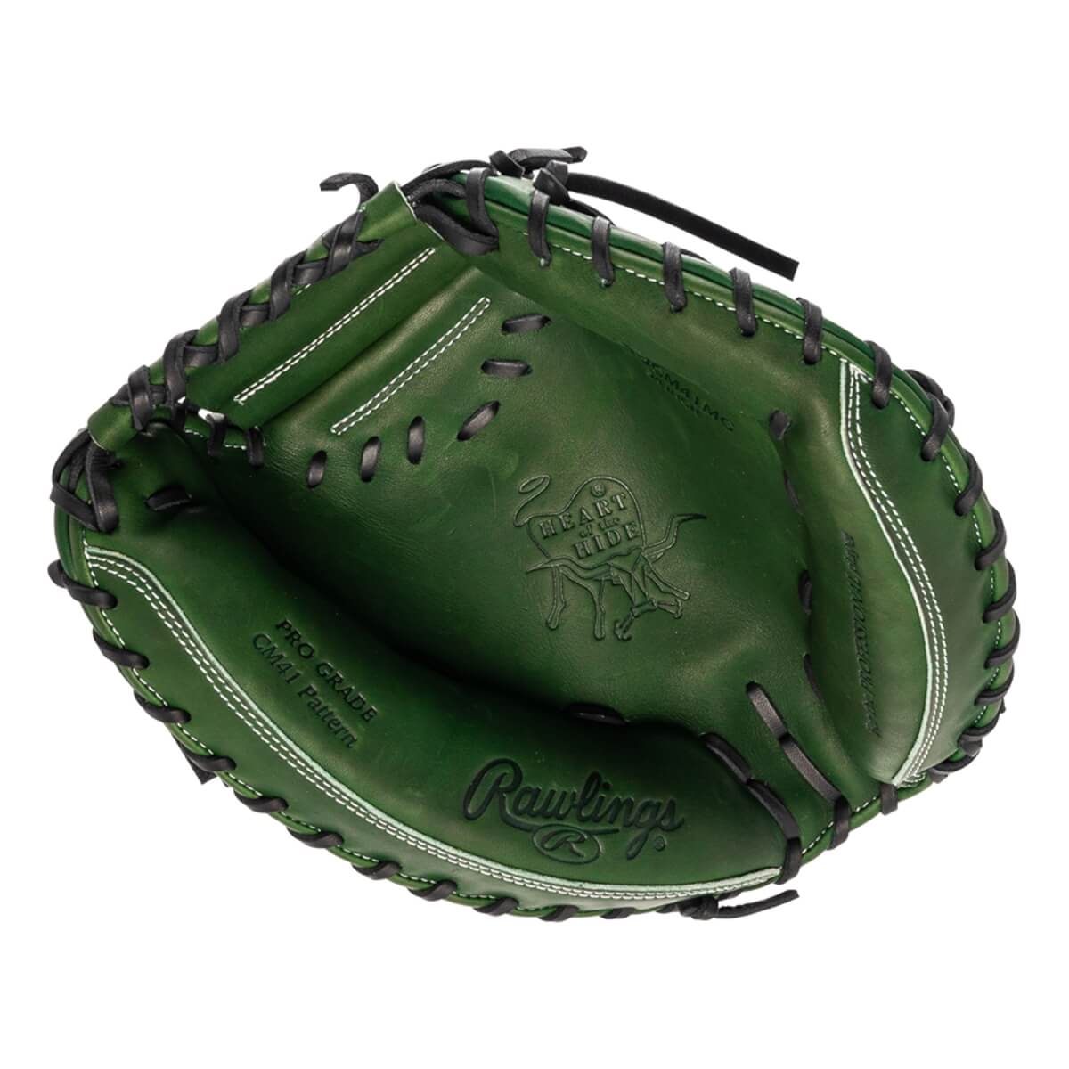 Rawlings Heart of the Hide Military Green 34" Baseball Catcher's Mitt: PROCM41MG: Image #437772