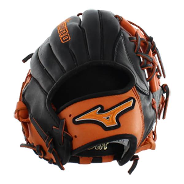 Mizuno MVP Prime SE Baseball Glove: GMVP1154PSE4- Black/Orange: Image #308967