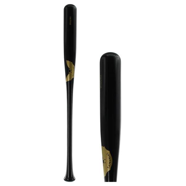 Sam Bat 3 2 9/16" Maple Wood Baseball Bat JB1SSG1 Black