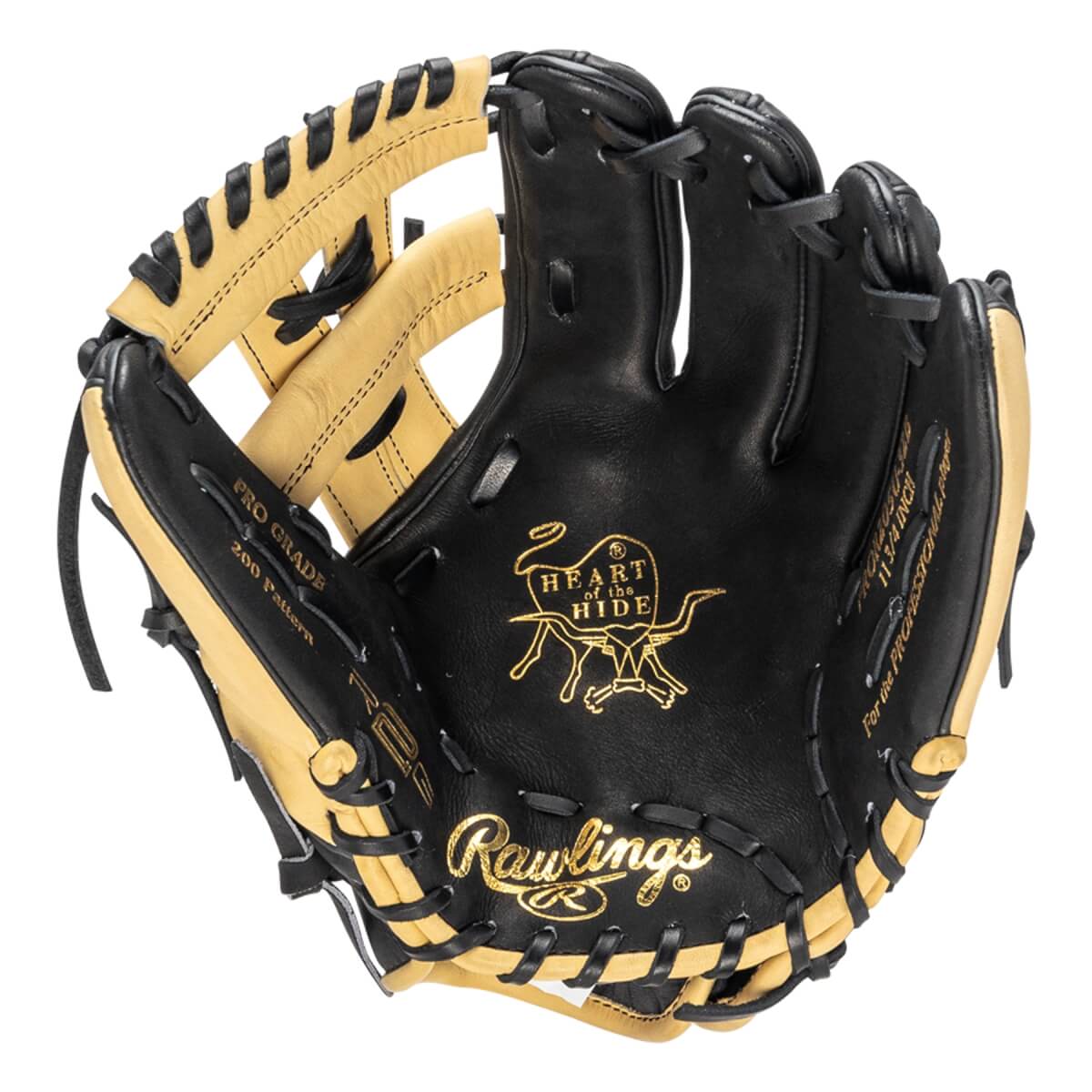 Rawlings Heart of the Hide R2G ContoUR Fit 11.75" Baseball Glove: PROR205U-32B: Image #435699