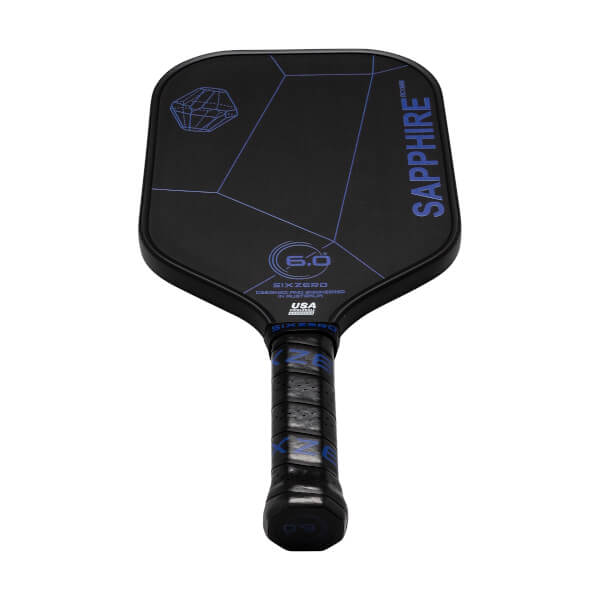 Six Zero Sapphire Gen2 Carbon Fiber Pickleball Paddle