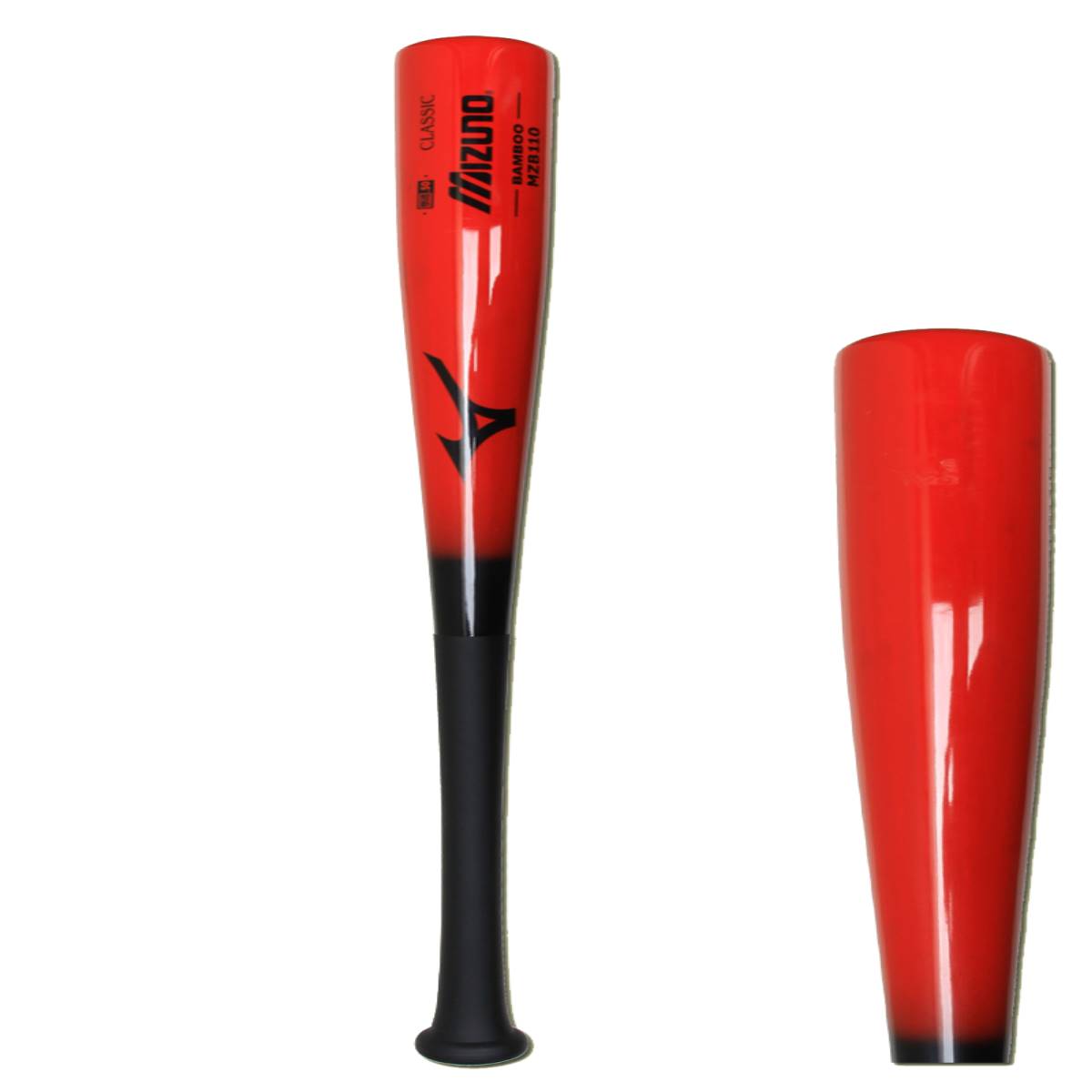 Mizuno Classic Bamboo Wood Baseball Bat: MZB110 Natural/Black