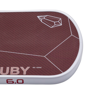 Six Zero Ruby 16mm Aramid Fiber Pickleball Paddle: Image #440556