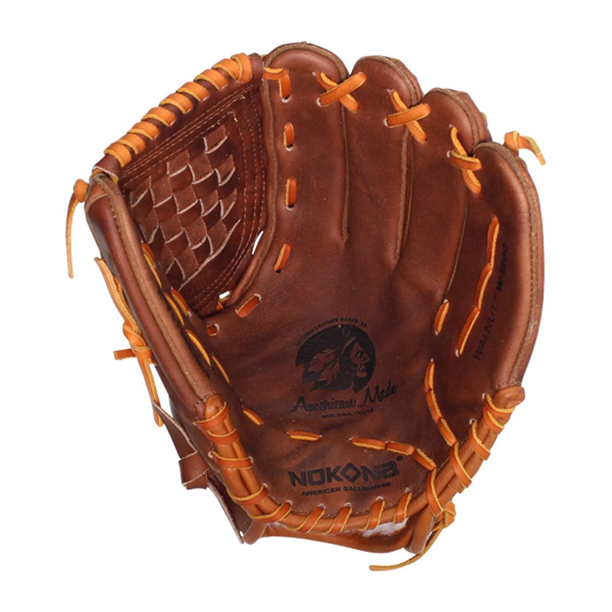 Nokona Walnut 12" Baseball Glove: W-1200C: Image #386485