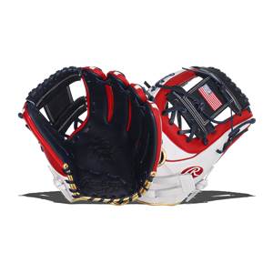 Rawlings Heart of the Hide LE Olympic Series 12" Fastpitch Softball Glove: PRO716SB-2USA: Image #383442