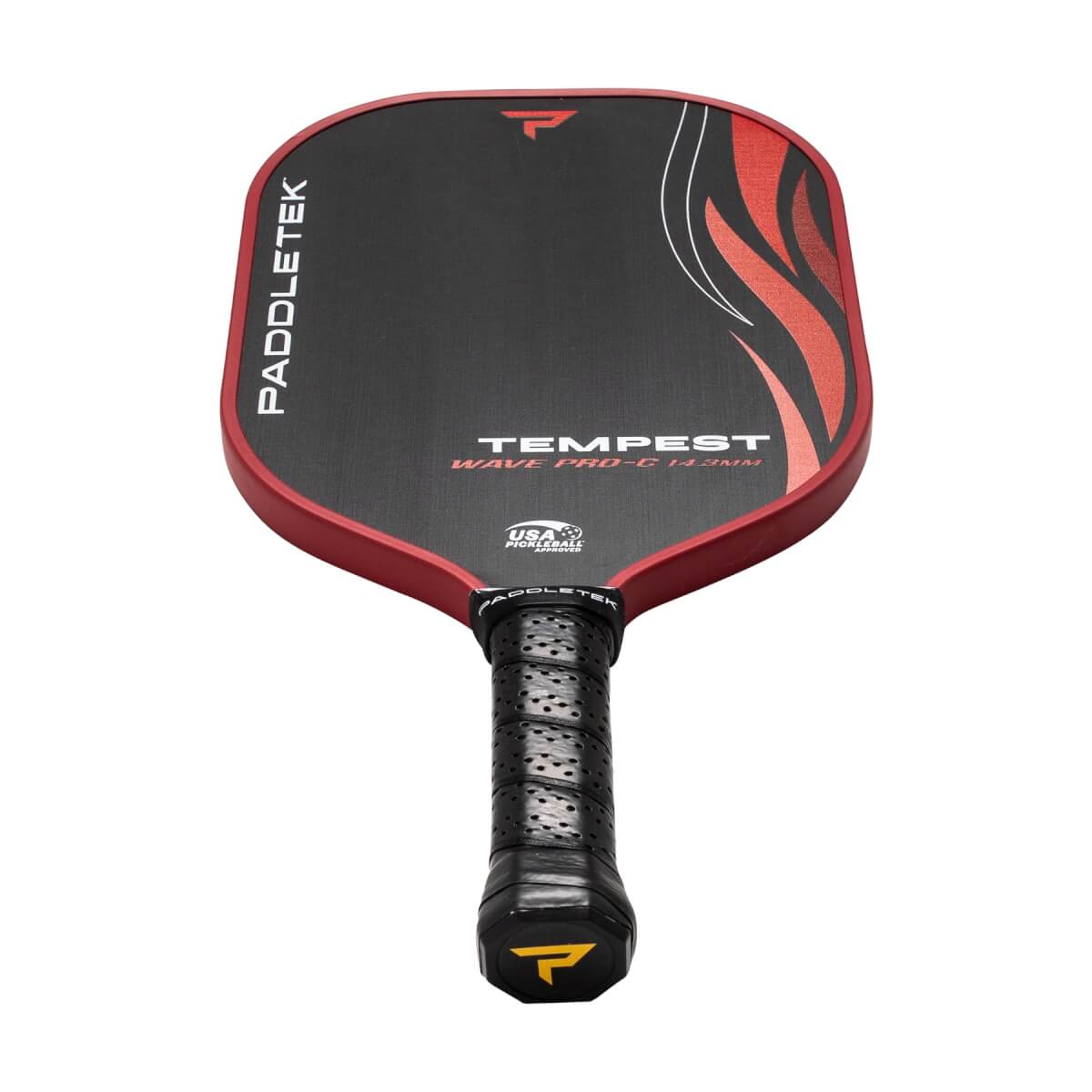 Paddletek Tempest Wave Pro-C 14.3mm Carbon Fiber Pickleball Paddle: Image #442933