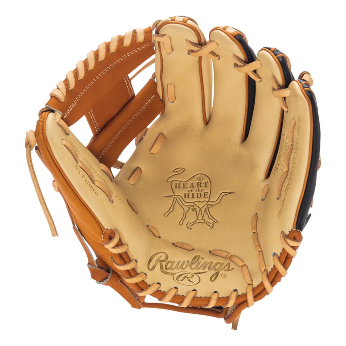 Rawlings Heart of the Hide Pro Label 6 Speed Shell 11.5" Baseball Glove: PRO934-2CTB: Image #418322