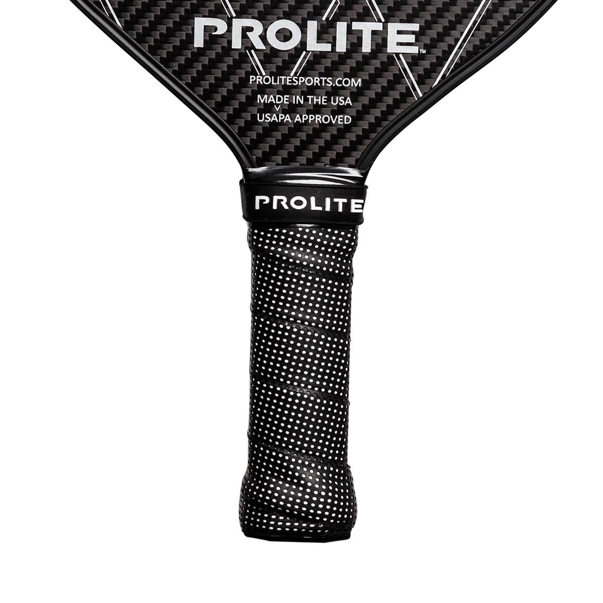 PROLITE Titan Pro Black Diamond Series Middleweight Carbon Fiber Pickleball Paddle: Image #405857