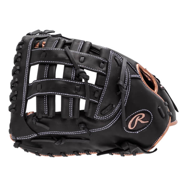 Rawlings R9 12.5" Fastpitch Softball First Base Mitt: RR9SBFBM-17B: Image #447620