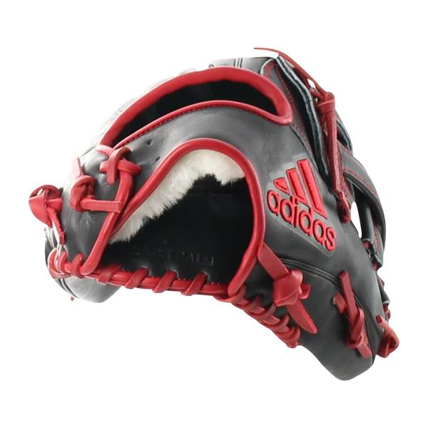 Adidas EQT 12.75" Baseball Glove: EQT1275H Black / Red: Image #313335