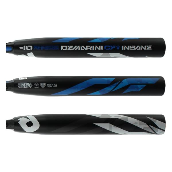 Batte De Softball DeMarini CF FASTPITCH - Taille 10 - Composite Carbone - Occasion En Bon état
