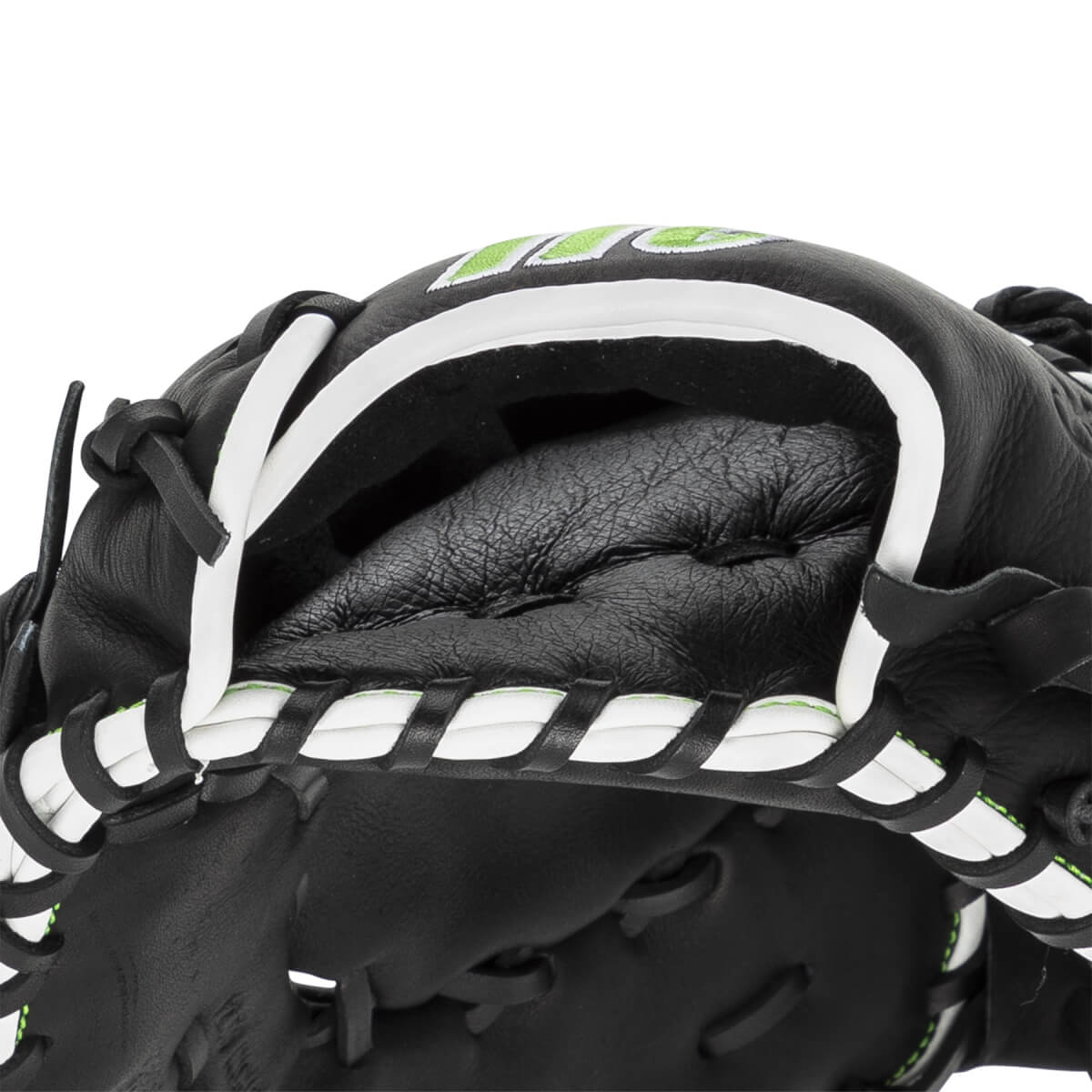 Marucci Krewe 12.5" Youth Baseball First Base Mitt: MFG3KR37S1-BK/NG: Image #445771