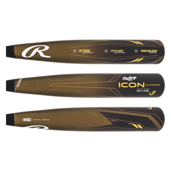 Rawlings Icon BBCOR Baseball Bat (RBB3I3) | JustBats.com