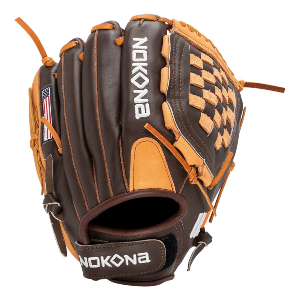 Nokona Alpha 12.5" Fastpitch Softball Glove: S-V1250C: Image #433040