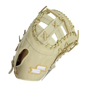 SSK White Line 13" Dimple First Base Baseball Glove: S19TV1901: Image #374319