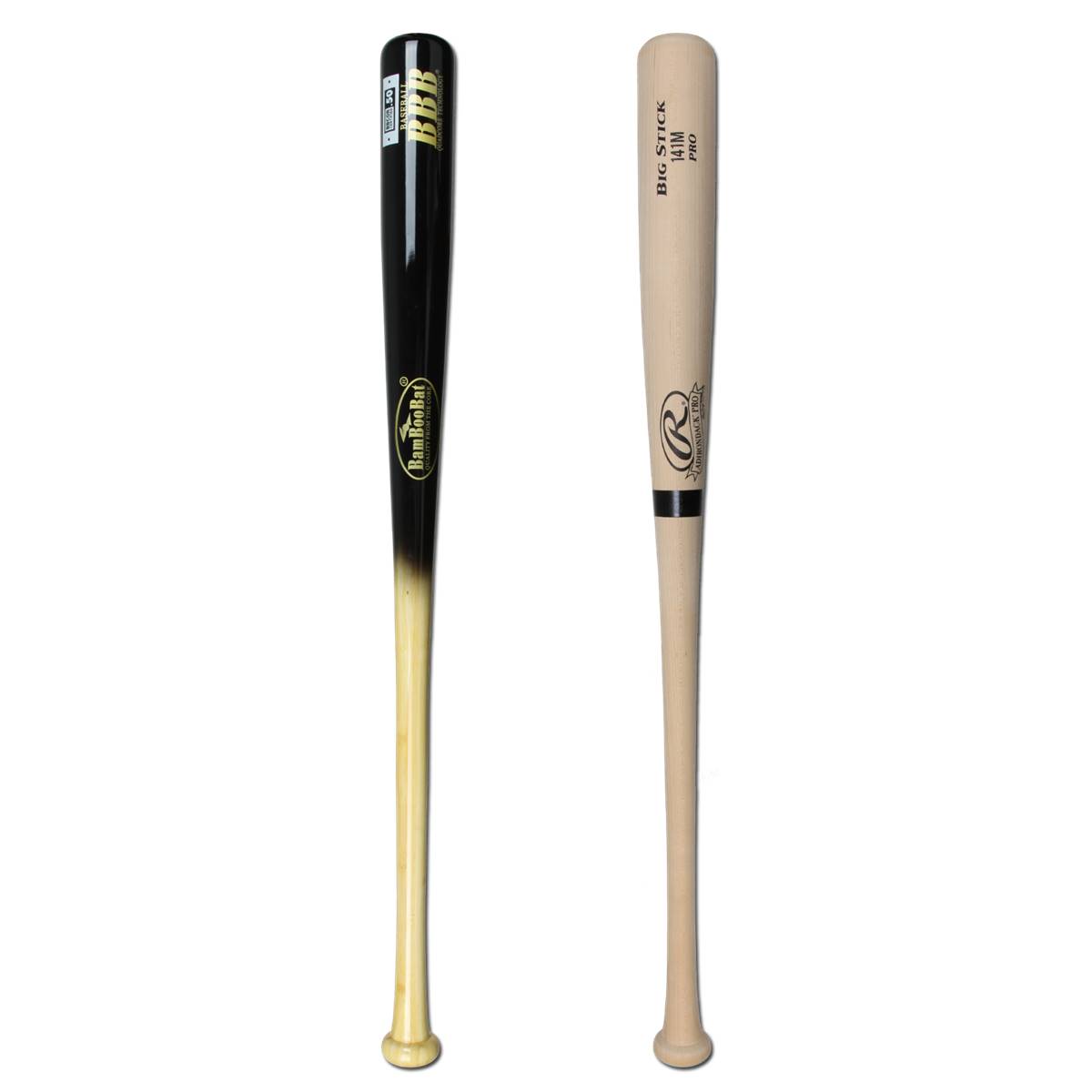 Bat Pack BamBooBat Bamboo Wood and Rawlings Minor League Gamer Maple