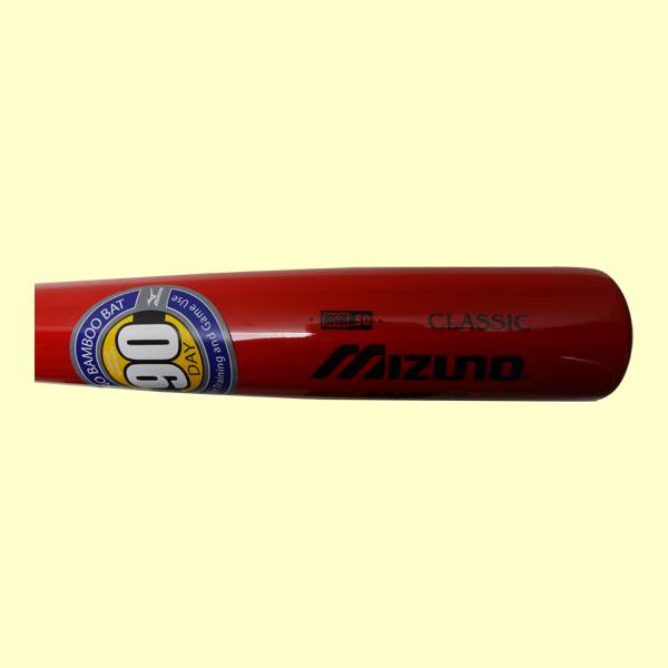 Mizuno Classic Bamboo Wood Baseball Bat: MZB110 Black/Red Adult