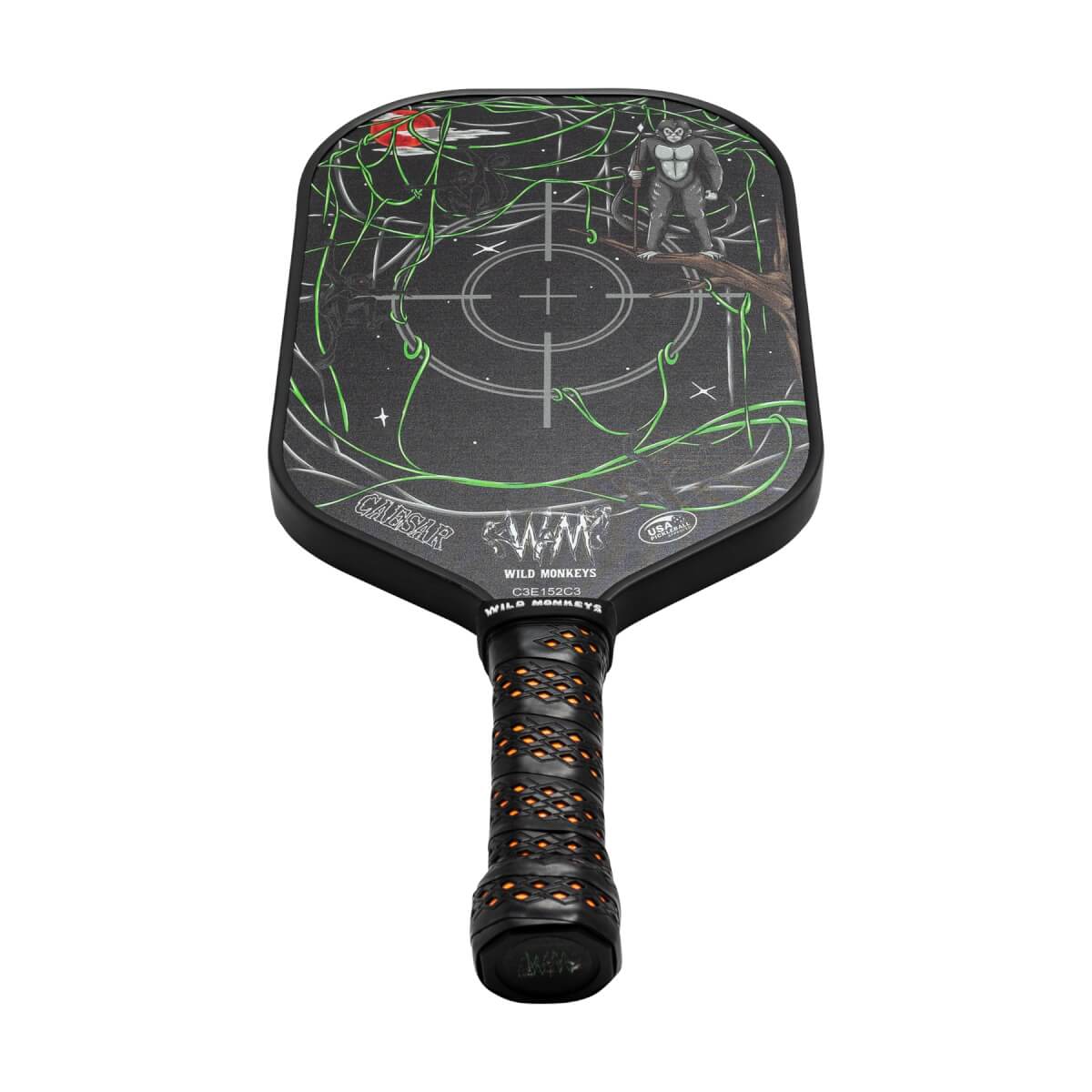 Wild Monkeys Caesar Gen 1 Heavyweight Carbon Fiber Pickleball Paddle: Image #424580
