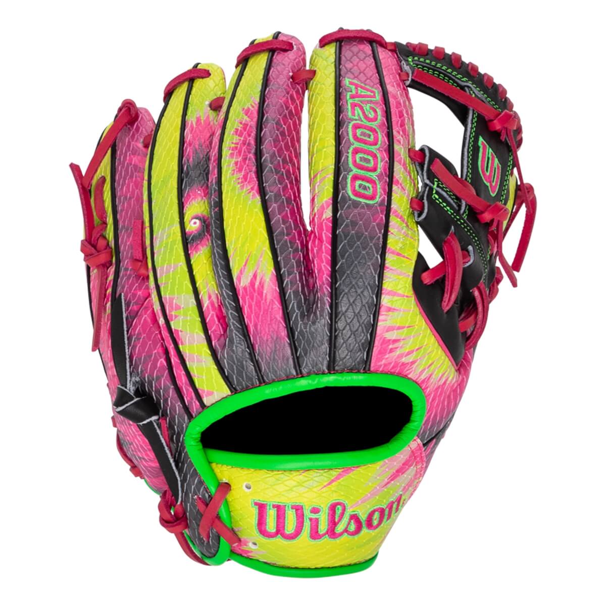 Wilson A2000 Super SnakeSkin 1786 Party Animals Tie Dye 11.5" Baseball Glove: WBW102223115: Image #453967