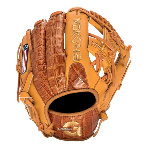Nokona Exotics G-Series Caiman Leather 11.5" Baseball Glove: G1150TC: Image #434057