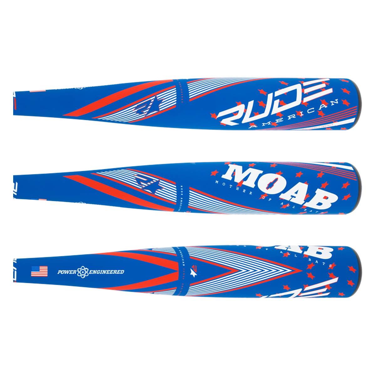Rude American MOAB Power BBCOR Baseball Bat: BBMOAB3P: Image #409948