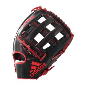 Adidas EQT 12.75" Baseball Glove: EQT1275H Black / Red: Image #313331