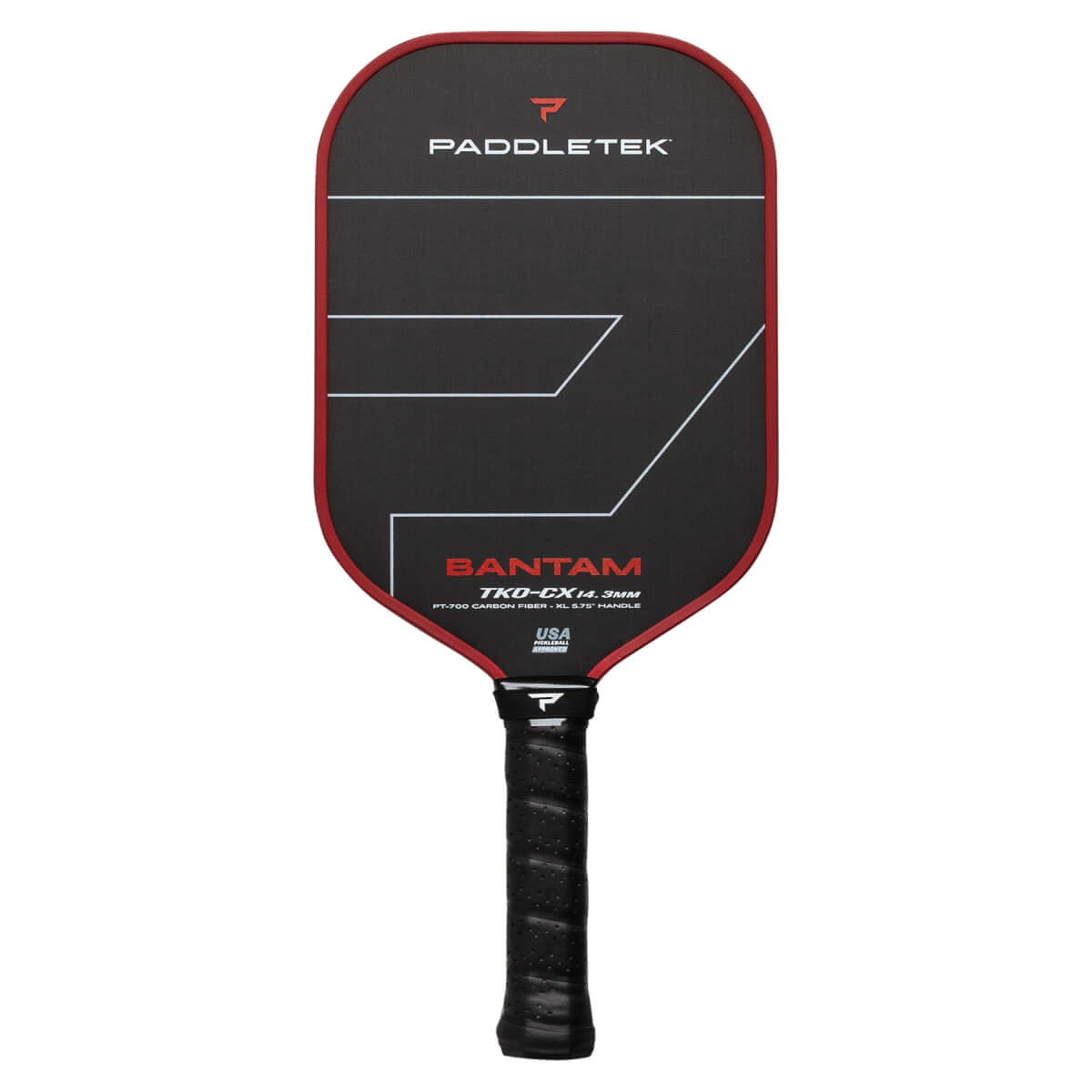 Paddletek Bantam TKO-CX 14.3mm Carbon Fiber Pickleball Paddle: Image #450057