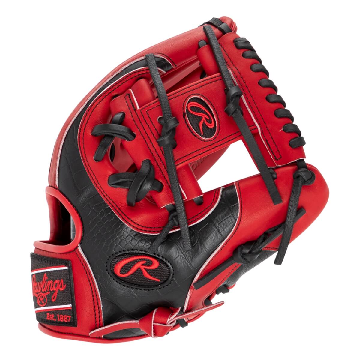 Rawlings Heart of the Hide ColorSync 8.0 Croc Skin 11.5" Baseball Glove: PRO204-2SBC: Image #441386