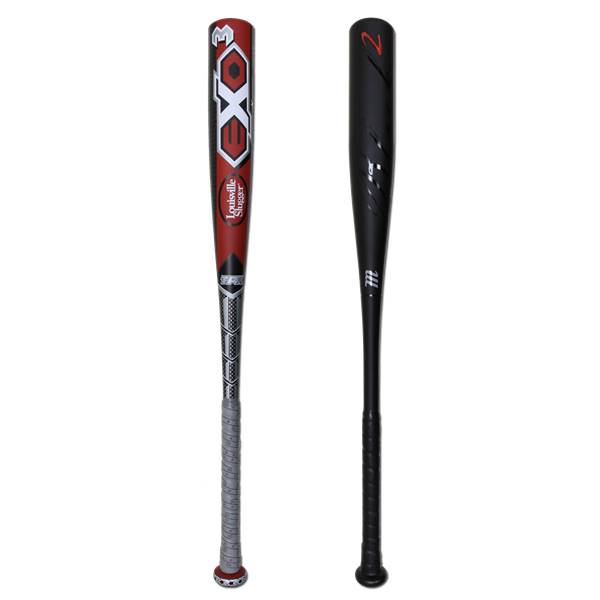 Bat Pack Louisville Slugger EXOGRID 3 and Marucci Black 2 BB13EX and