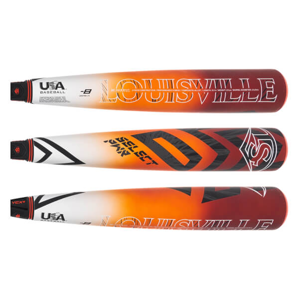 Sac Louisville SELECT PWR Stick Pack – Baseball Softball – Rouge/Blanc/Bleu