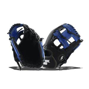 SSK Professional Edge Series #1.5 Baseball Glove: S16150IB Black/Blue: Image #369404