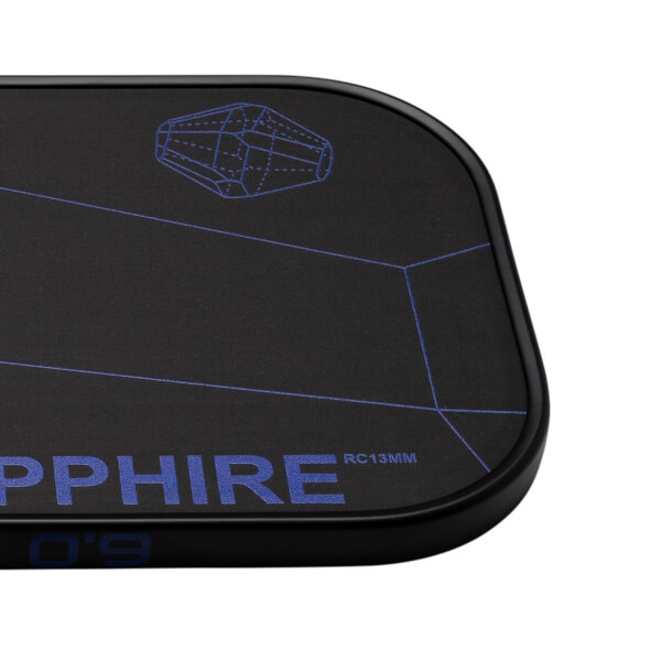 Six Zero Sapphire Gen2 Carbon Fiber Pickleball Paddle: Image #449402