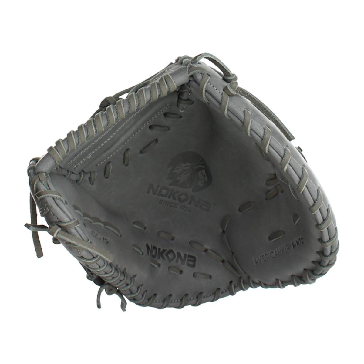 Nokona American Kip 13" Baseball First Base Mitt: A-N70CGR: Image #386287
