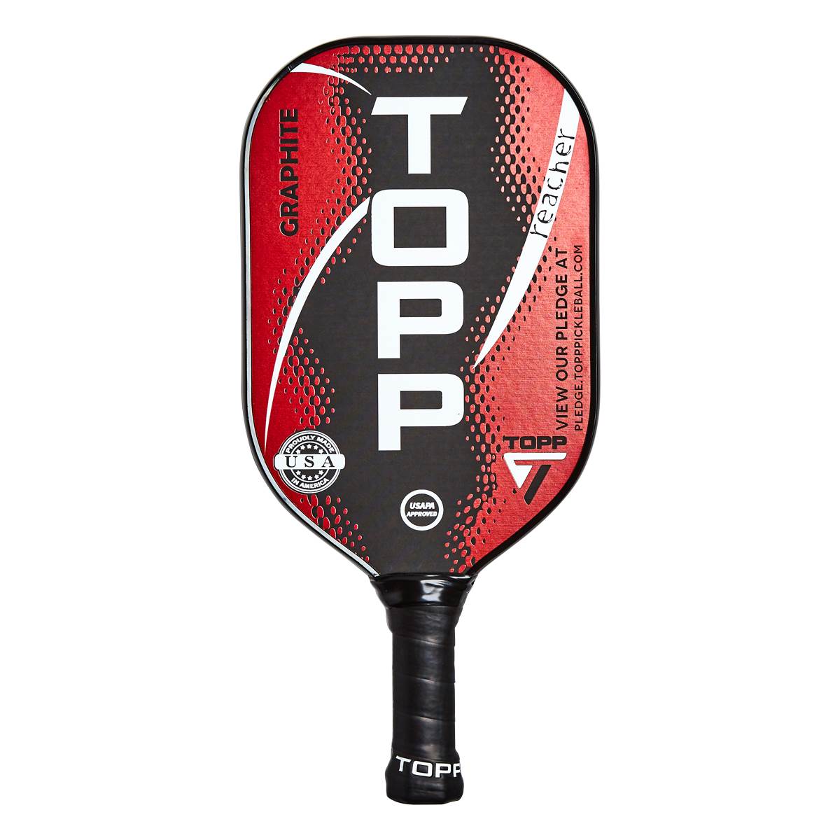 TOPP Reacher Middleweight Graphite Pickleball Paddle: Image #400553