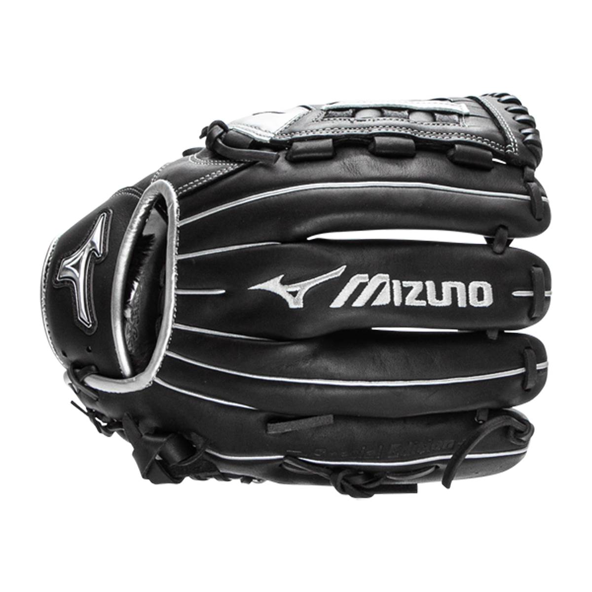 Mizuno MVP Prime SE 12'' Baseball Glove: GMVP1200PSE8 Black/Silver: Image #410203