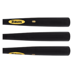 Baum Bat Gold Stock Pro Flared Maple Wood Baseball Bat: BBMFGSTKPRO-BK: Image #442474