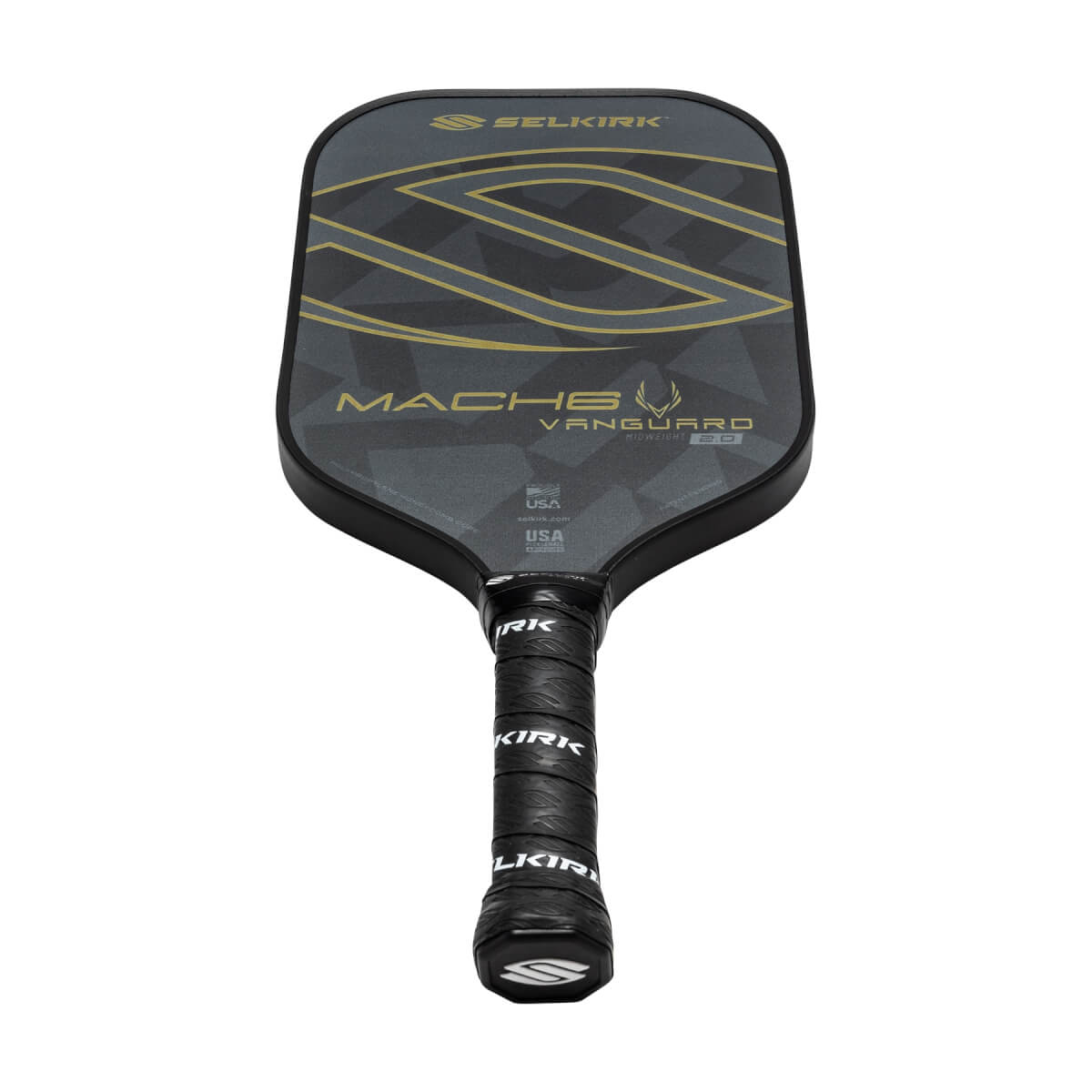 Selkirk VANGUARD 2.0 Mach6 Middleweight Carbon Fiber Pickleball Paddle: Image #422075