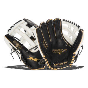 Miken Pro Series Freak Gold 14" Slow Pitch Softball Glove: PRO140-BWG: Image #421298